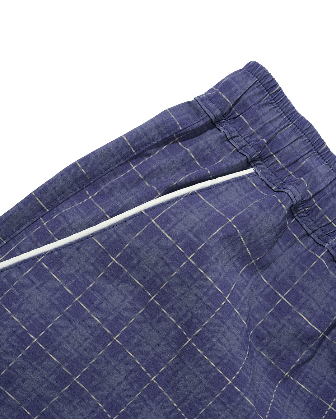 Main Shorts - Navy Plaid - Butter Goods