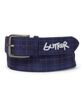 Plaid Belt - Navy - Butter Goods
