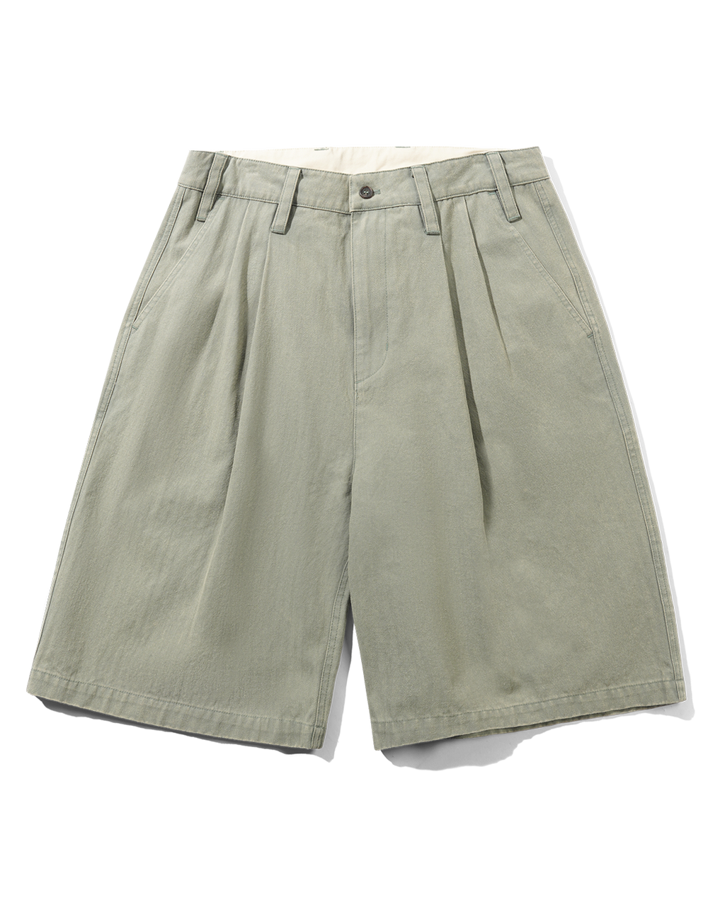 Pleated Shorts - Washed Fatigue - Butter Goods