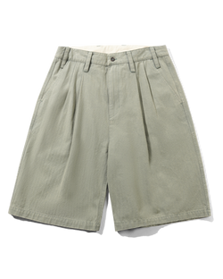 Pleated Shorts - Washed Fatigue - Butter Goods
