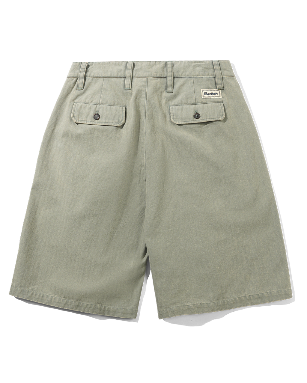 Pleated Shorts - Washed Fatigue - Butter Goods