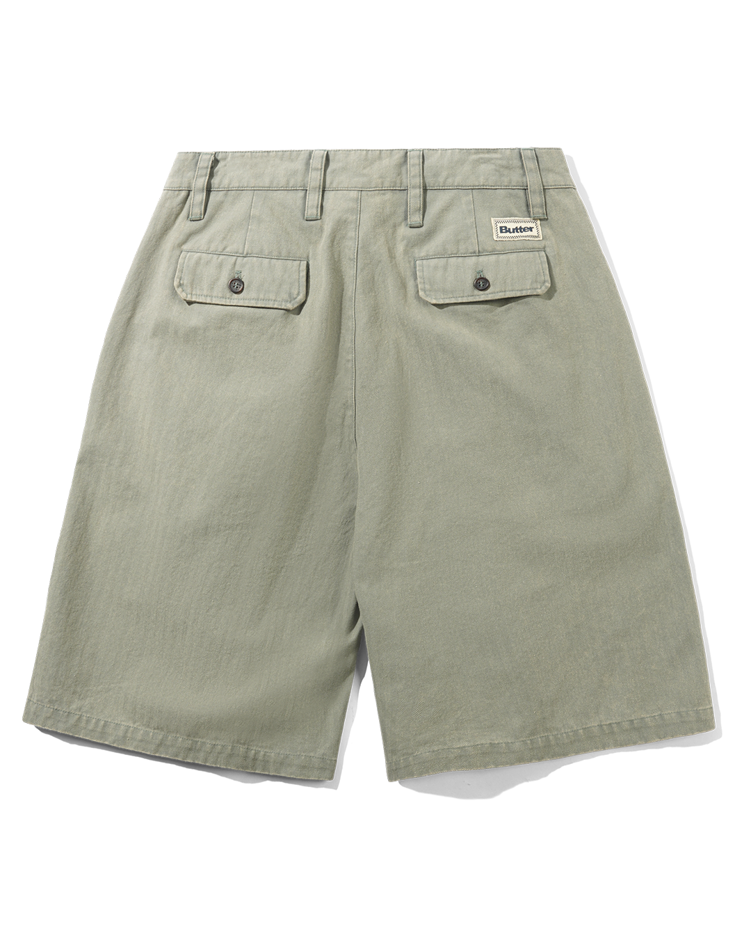 Pleated Shorts - Washed Fatigue - Butter Goods