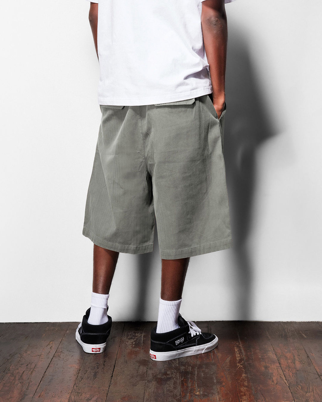 Pleated Shorts - Washed Fatigue - Butter Goods