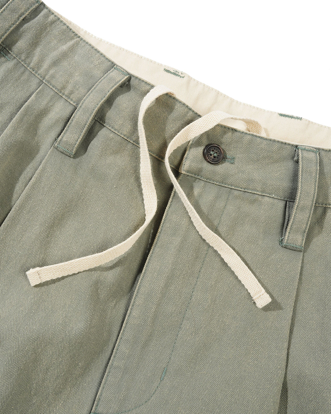 Pleated Shorts - Washed Fatigue - Butter Goods