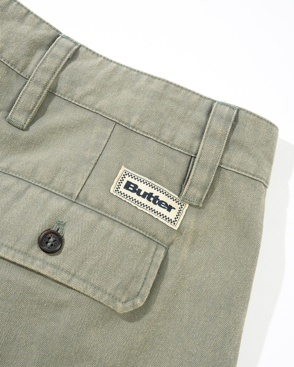 Pleated Shorts - Washed Fatigue - Butter Goods