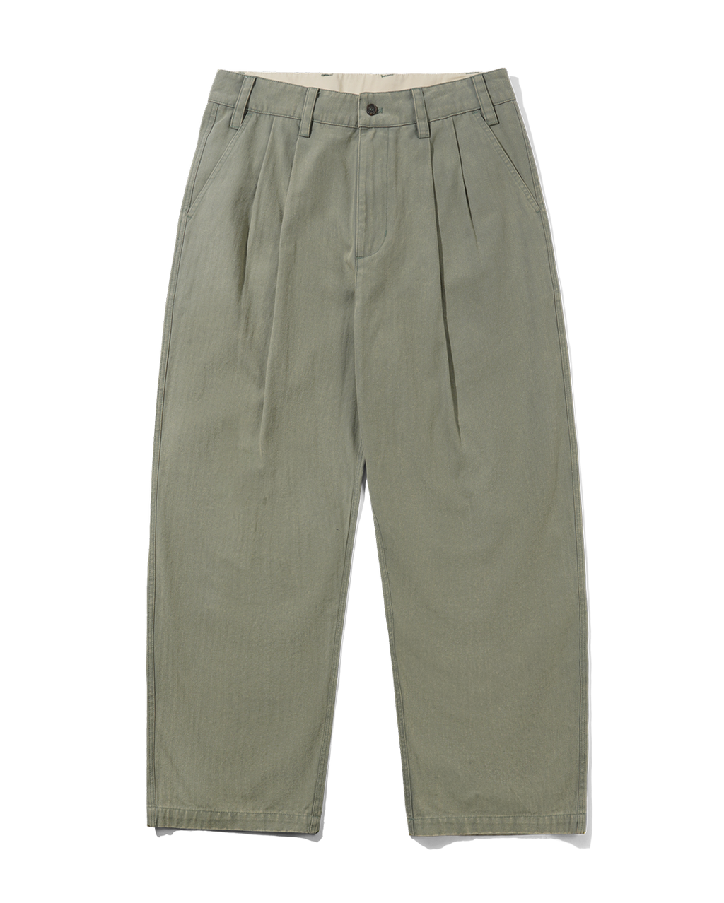 Pleated Trousers - Washed Fatigue - Butter Goods