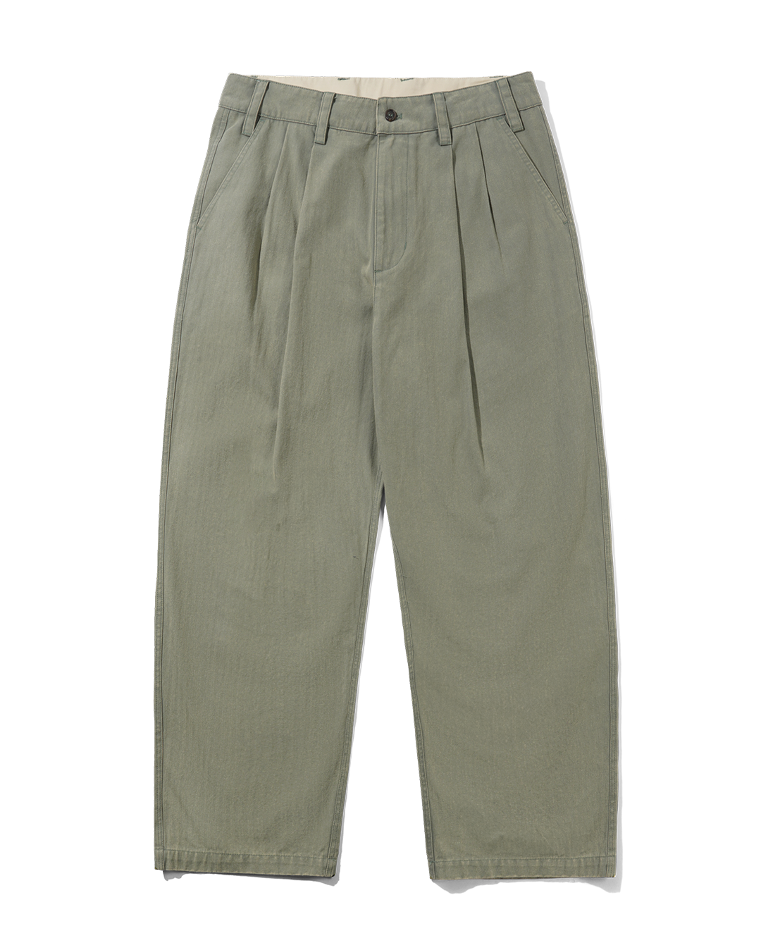 Pleated Trousers - Washed Fatigue - Butter Goods