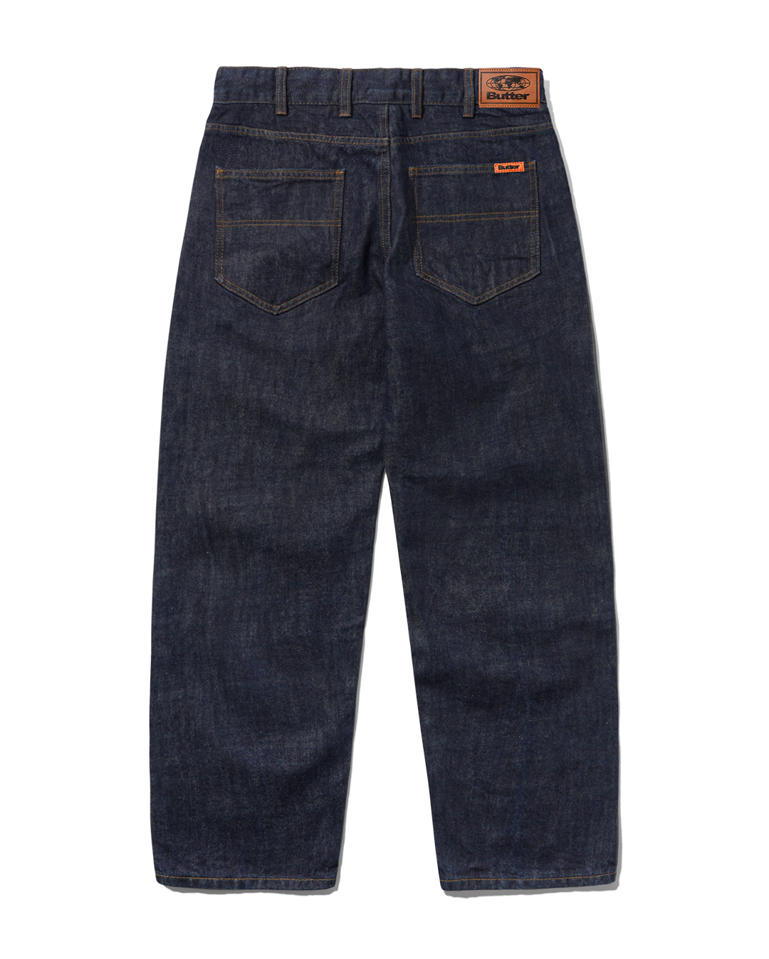 Relaxed Denim Jeans - Selvedge Blue - Butter Goods