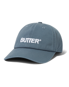 Rounded Logo 6 Panel Cap - Washed Ocean - Butter Goods