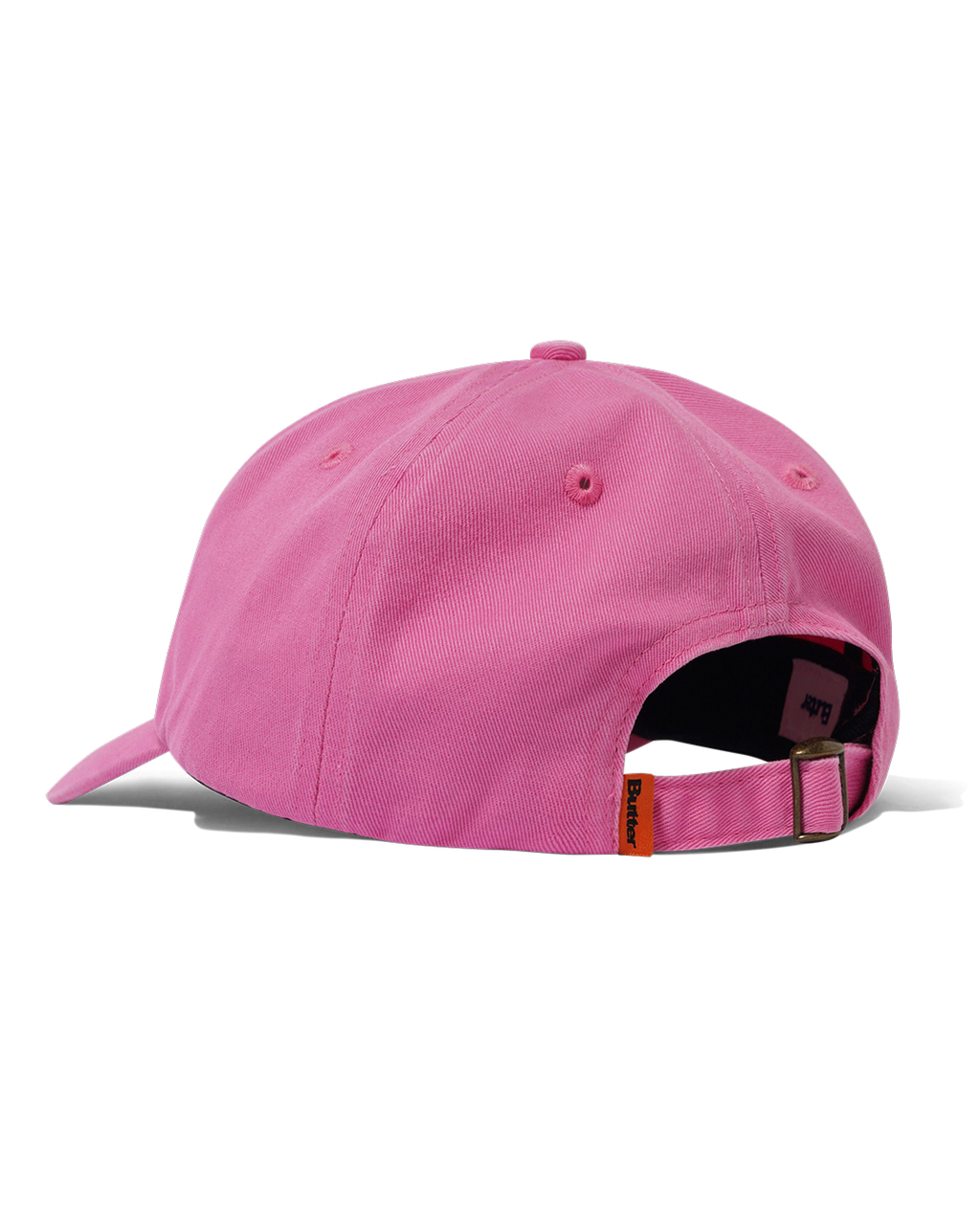Rounded Logo 6 Panel Cap - Washed Pink - Butter Goods