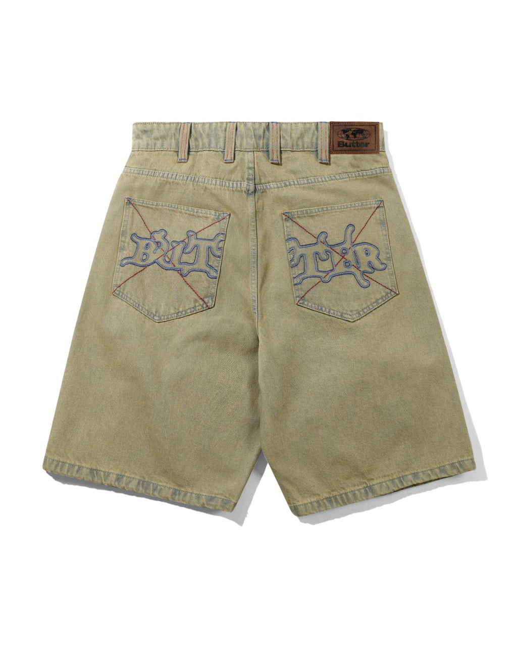 Serif Baggy Denim Shorts - Sunfade Blue - Butter Goods