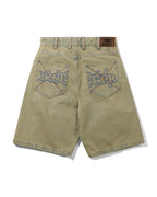 Serif Baggy Denim Shorts - Sunfade Blue - Butter Goods