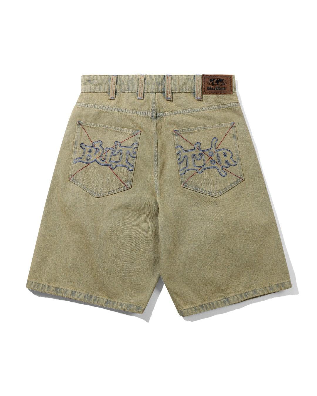 Serif Baggy Denim Shorts - Sunfade Blue - Butter Goods