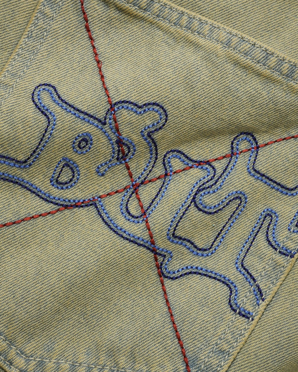 Serif Baggy Denim Shorts - Sunfade Blue - Butter Goods