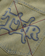Serif Baggy Denim Shorts - Sunfade Blue - Butter Goods