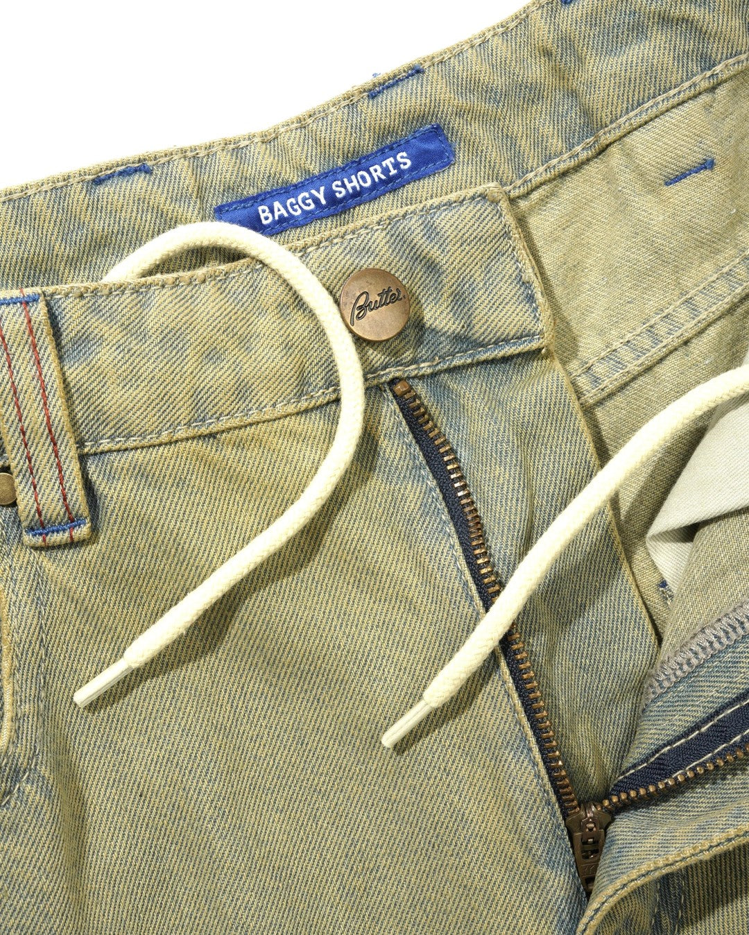 Serif Baggy Denim Shorts - Sunfade Blue - Butter Goods