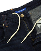 Serif Baggy Denim Shorts - Worn Dark Indigo - Butter Goods