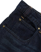 Serif Baggy Denim Shorts - Worn Dark Indigo - Butter Goods