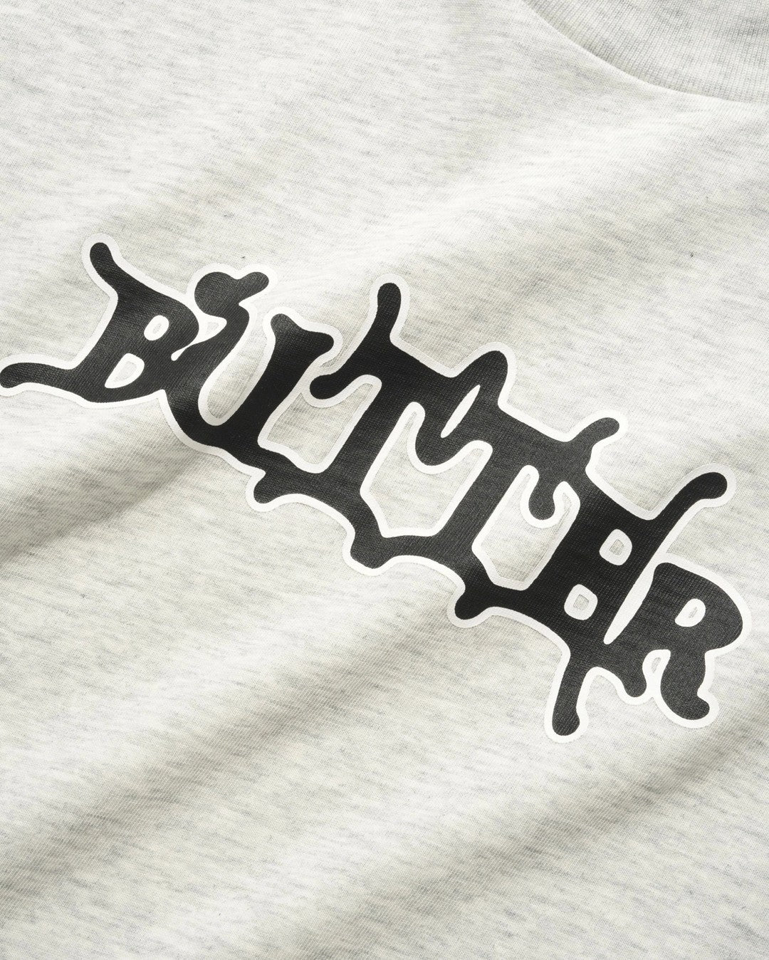 Serif Tee - Ash - Butter Goods