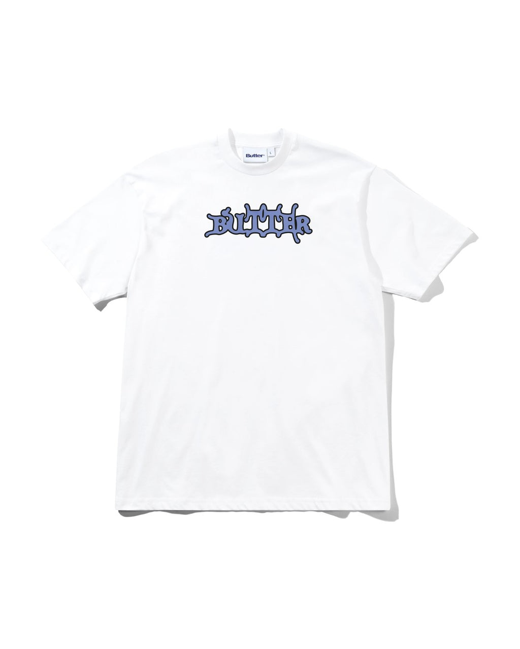 Serif Tee - White - Butter Goods