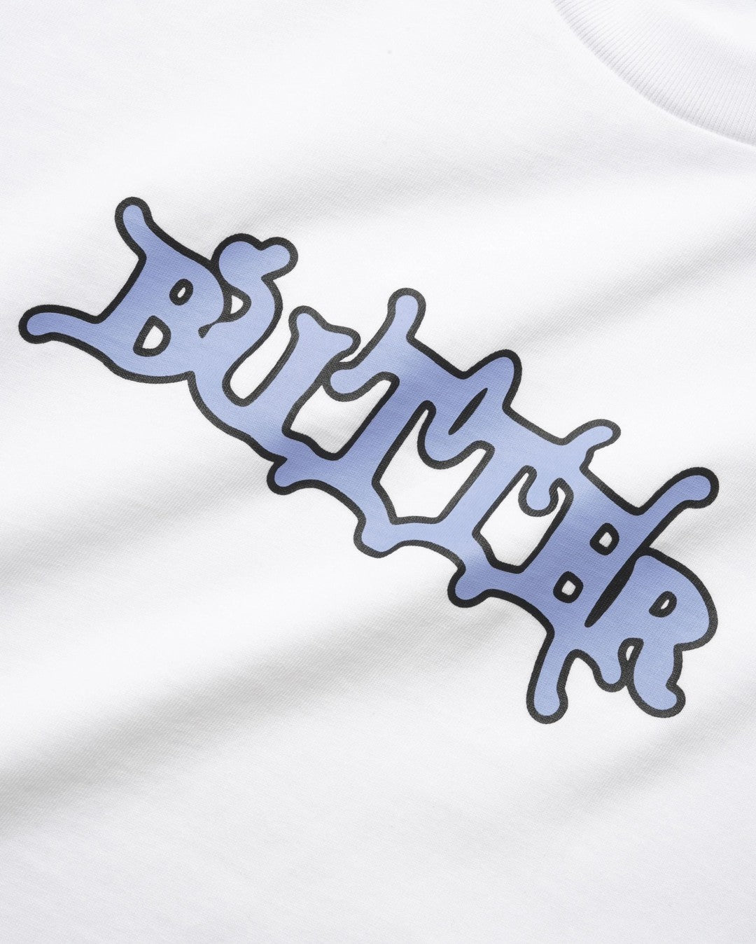 Serif Tee - White - Butter Goods