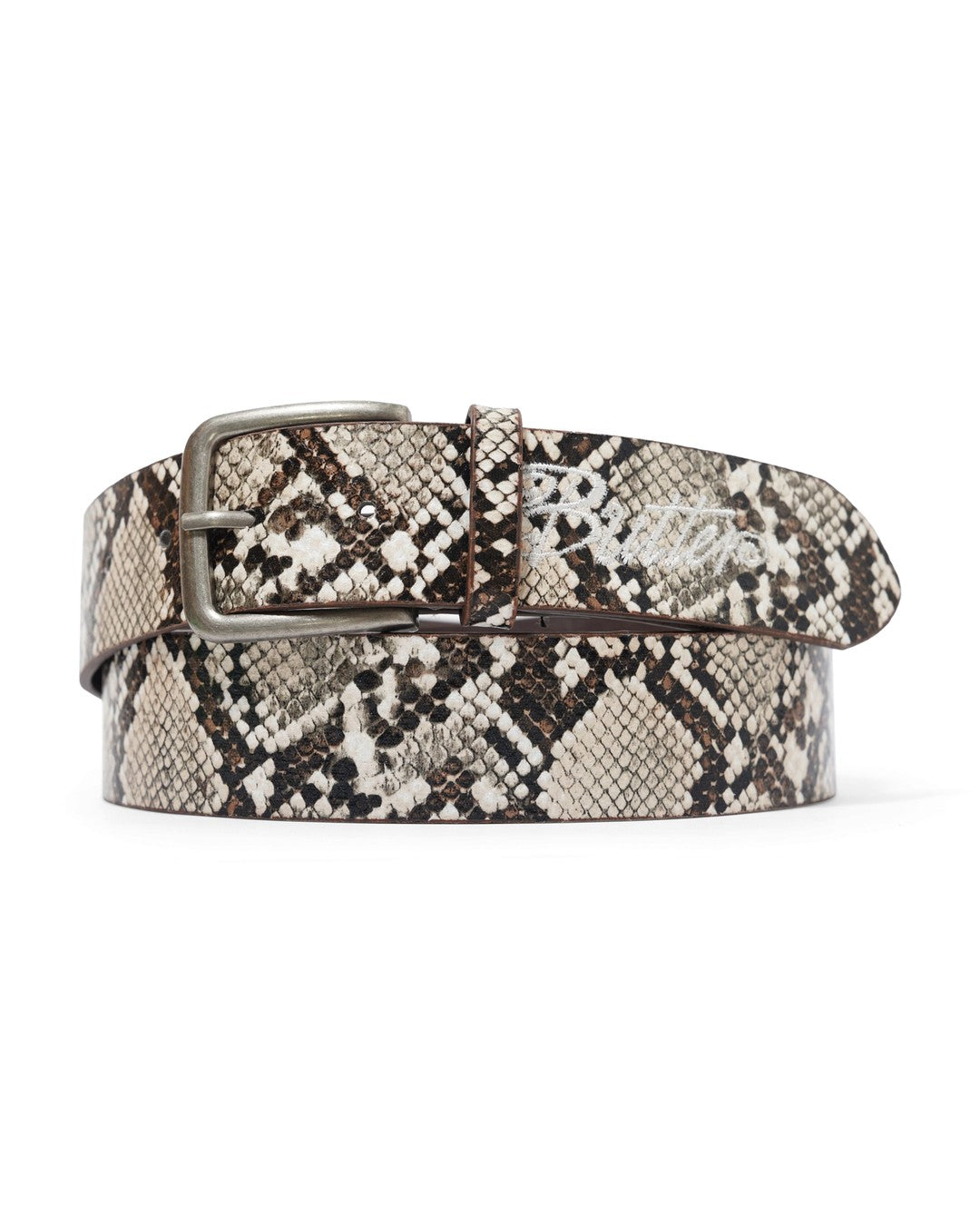 Snake Skin Belt - Brown - Butter Goods