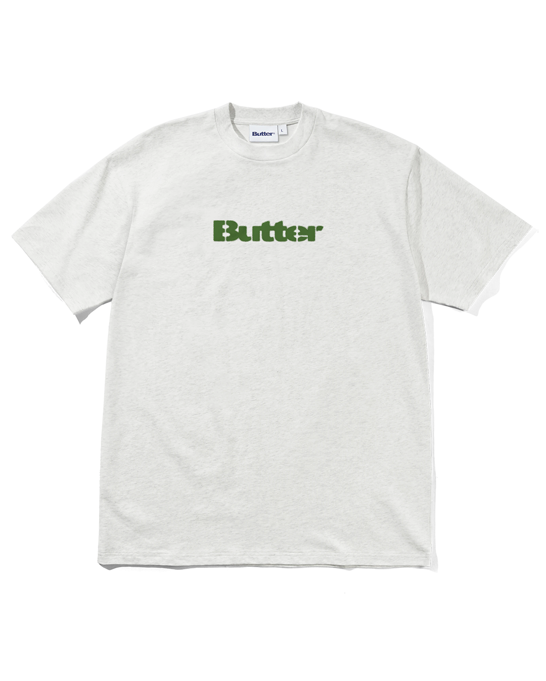Stencil Logo Tee - Ash - Butter Goods
