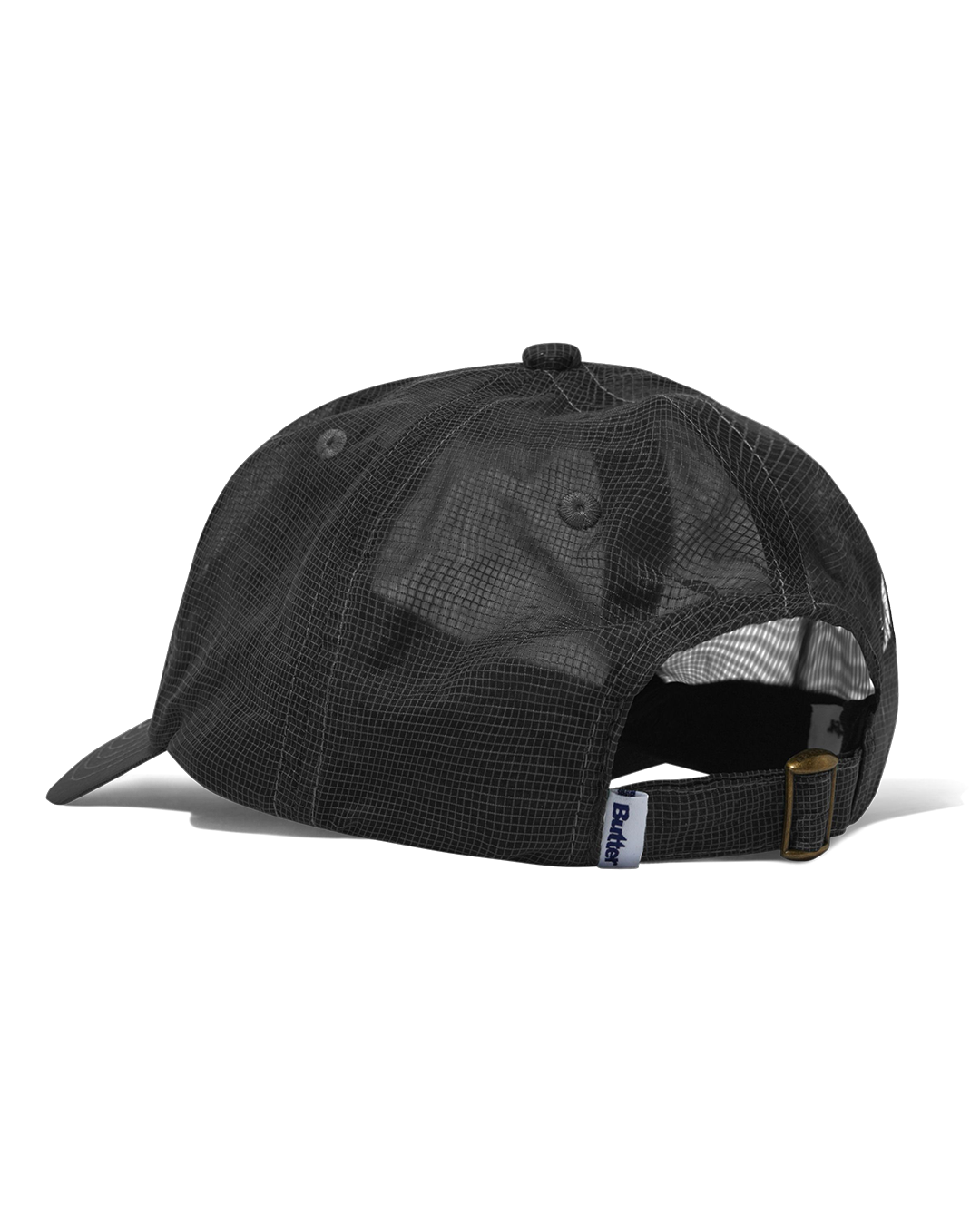 Terrain Fine Mesh 6 Panel Cap - Black - Butter Goods