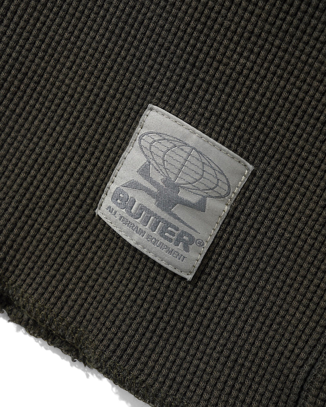Waffle Long Sleeve Top - Washed Dark Grey - Butter Goods