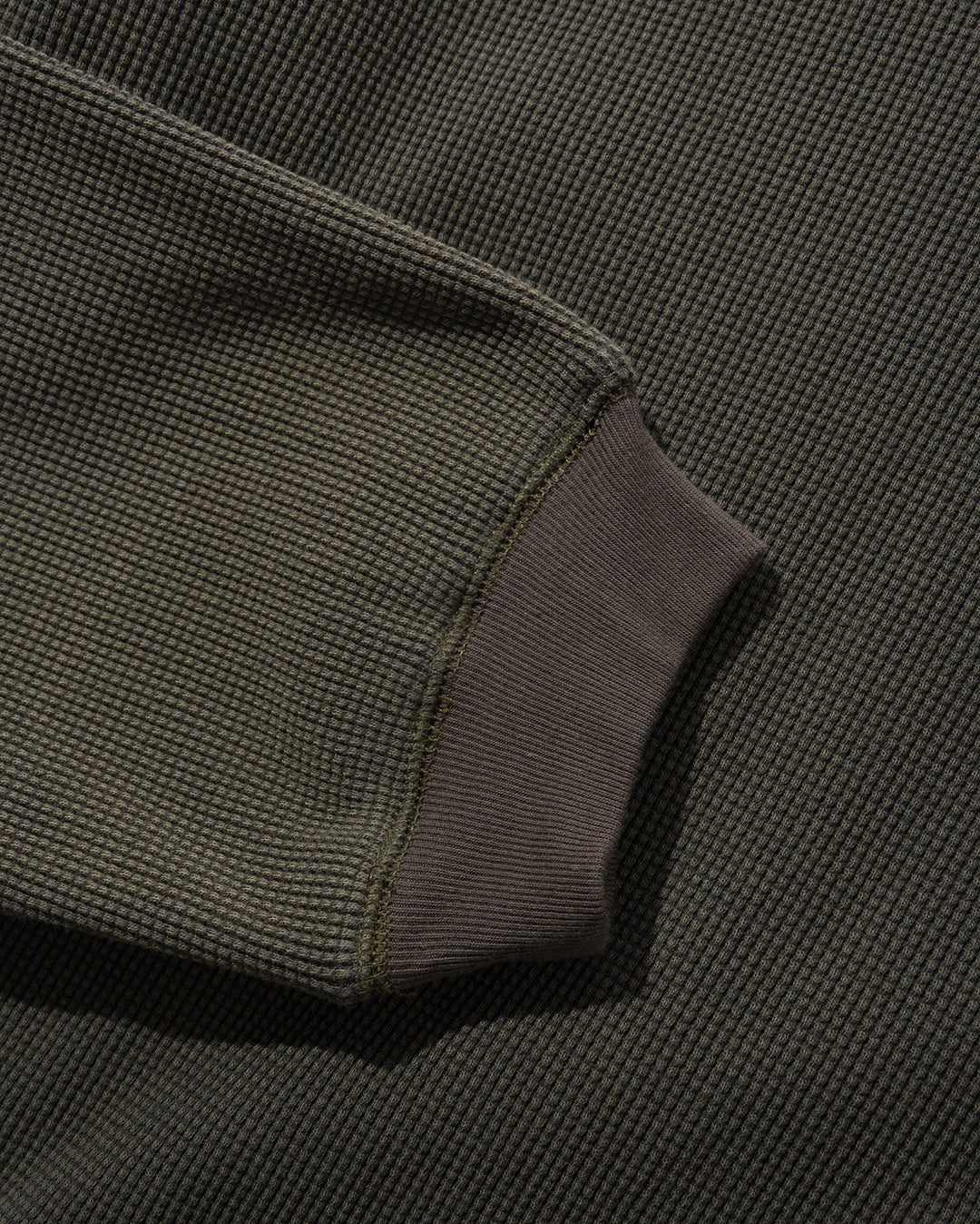 Waffle Long Sleeve Top - Washed Dark Grey - Butter Goods