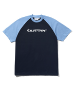 Witness Raglan Tee - Sky / Navy - Butter Goods