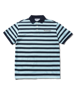 Witness Stripe Polo - Navy / Blue - Butter Goods