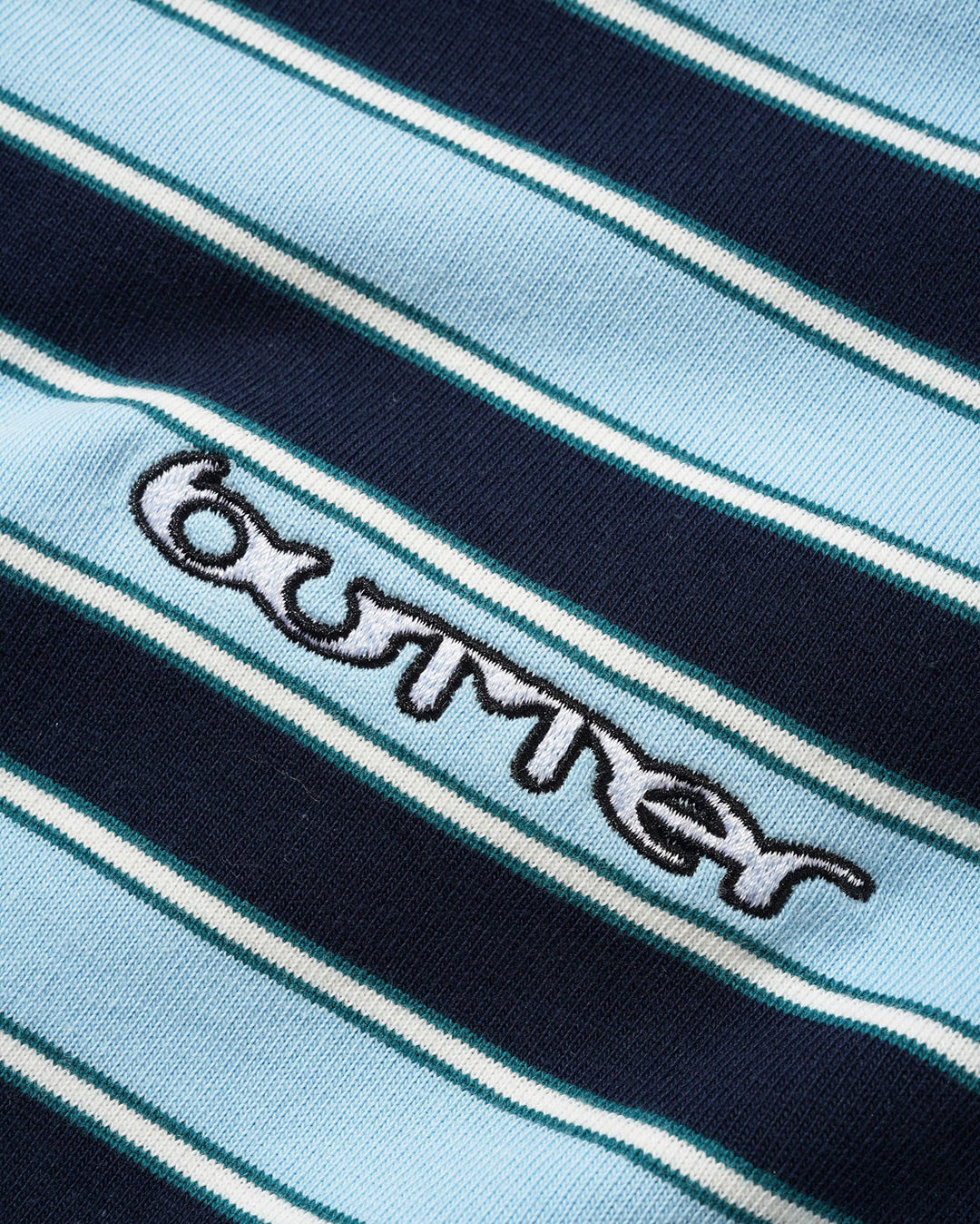 Witness Stripe Polo - Navy / Blue - Butter Goods