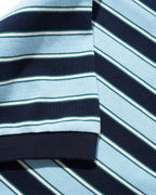 Witness Stripe Polo - Navy / Blue - Butter Goods