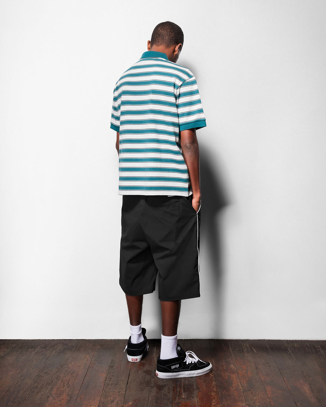 Witness Stripe Polo - Tan / Ivory - Butter Goods