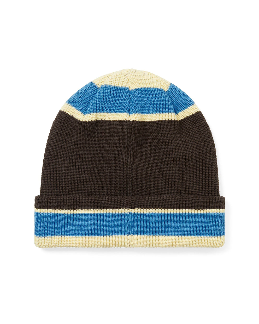 C-Logo Multi Striped Beanie - Brown - thisisneverthat