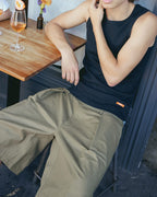 Hakama Shorts - Olive by Checks Downtown - view 4
