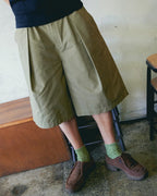 Hakama Shorts - Olive by Checks Downtown - view 3
