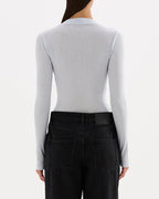 Calista Mesh LS Top - Glacier - Nude Lucy