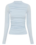 Calista Mesh LS Top - Glacier - Nude Lucy