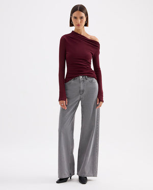 Calvi Boyfriend Jean - Steel