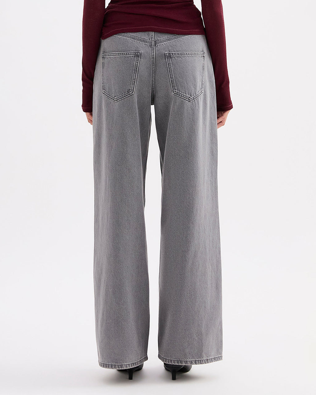 Calvi Boyfriend Jean - Steel - Nude Lucy