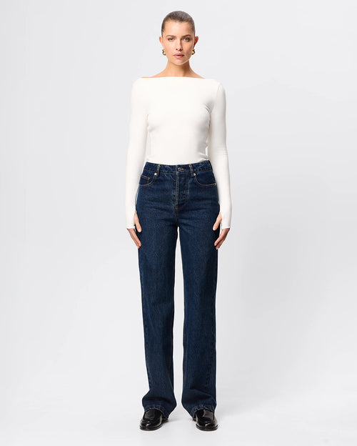 Camden Top - White - Mossman