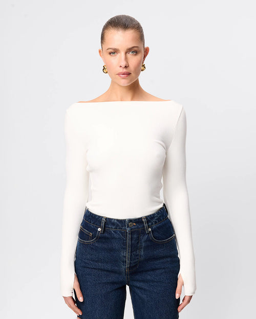 Camden Top - White - Mossman