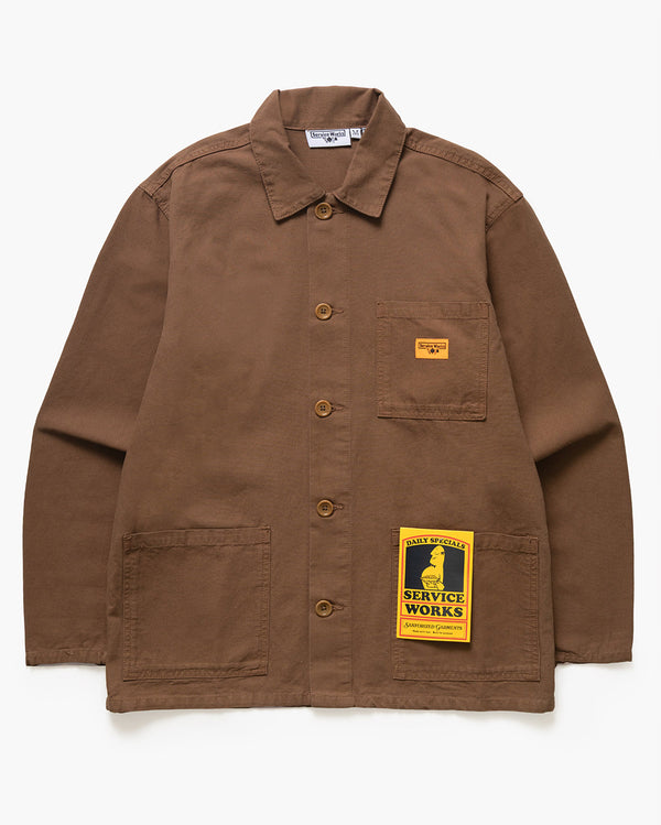 Canvas Chore Shirt - Bark - Service Works