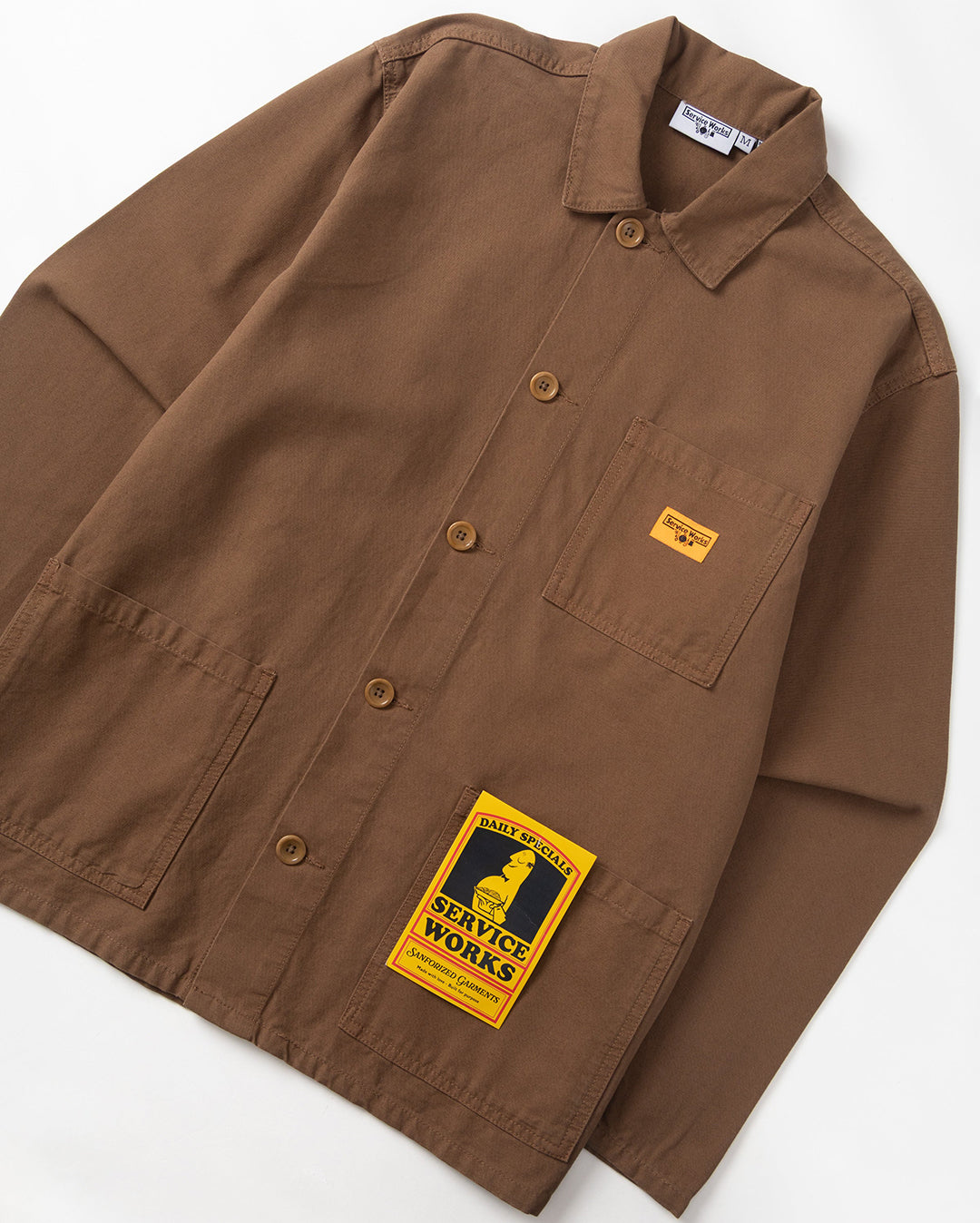 Canvas Chore Shirt - Bark - Service Works
