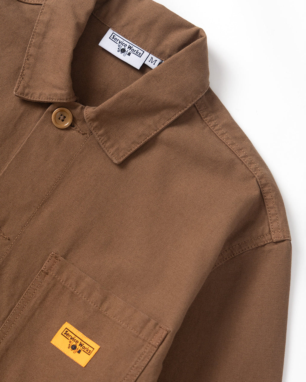 Canvas Chore Shirt - Bark - Service Works