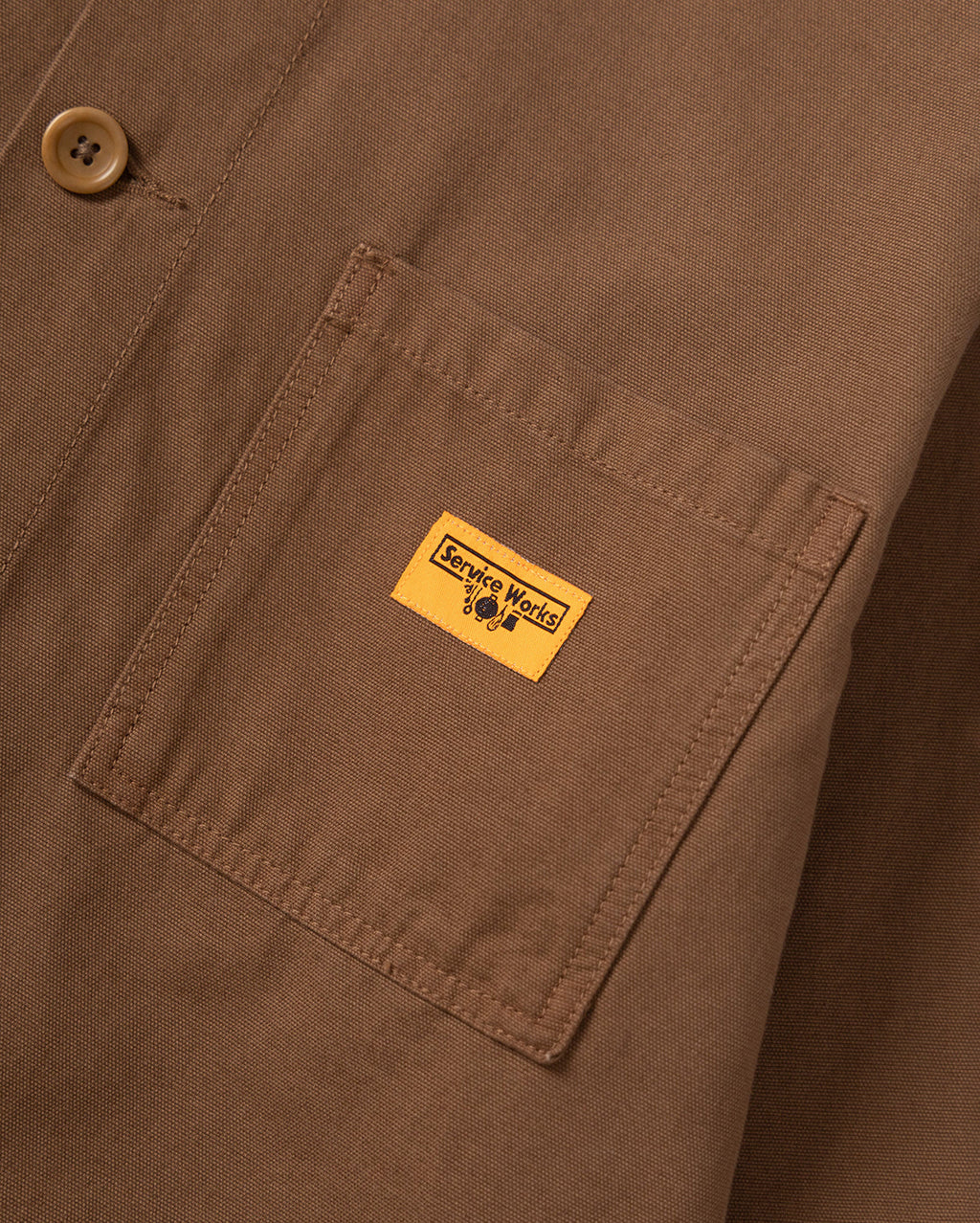 Canvas Chore Shirt - Bark - Service Works