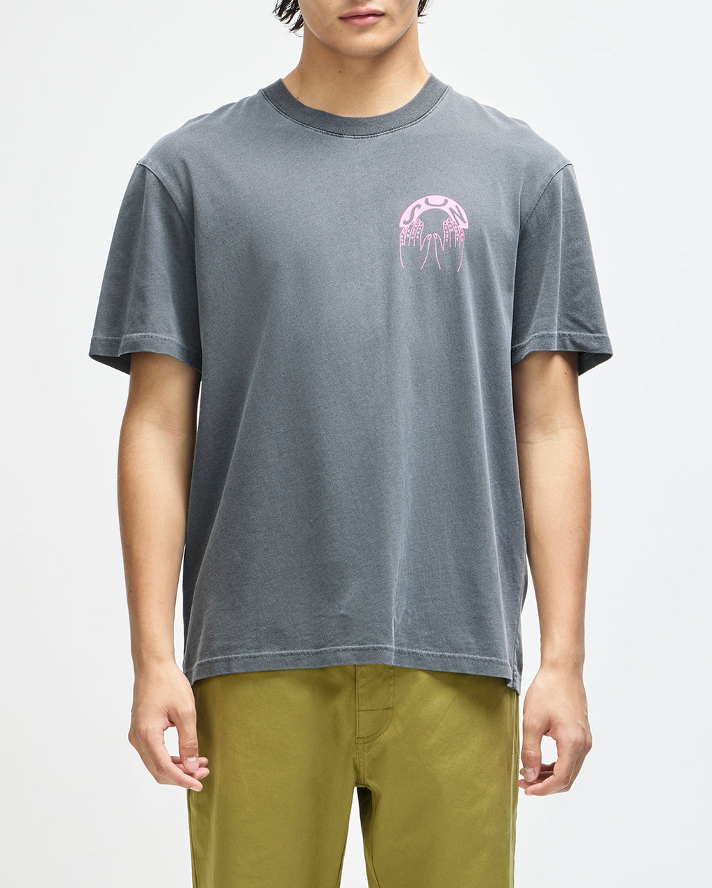 Catchin Rays Tee - Anthracite Grey - Deus Ex Machina