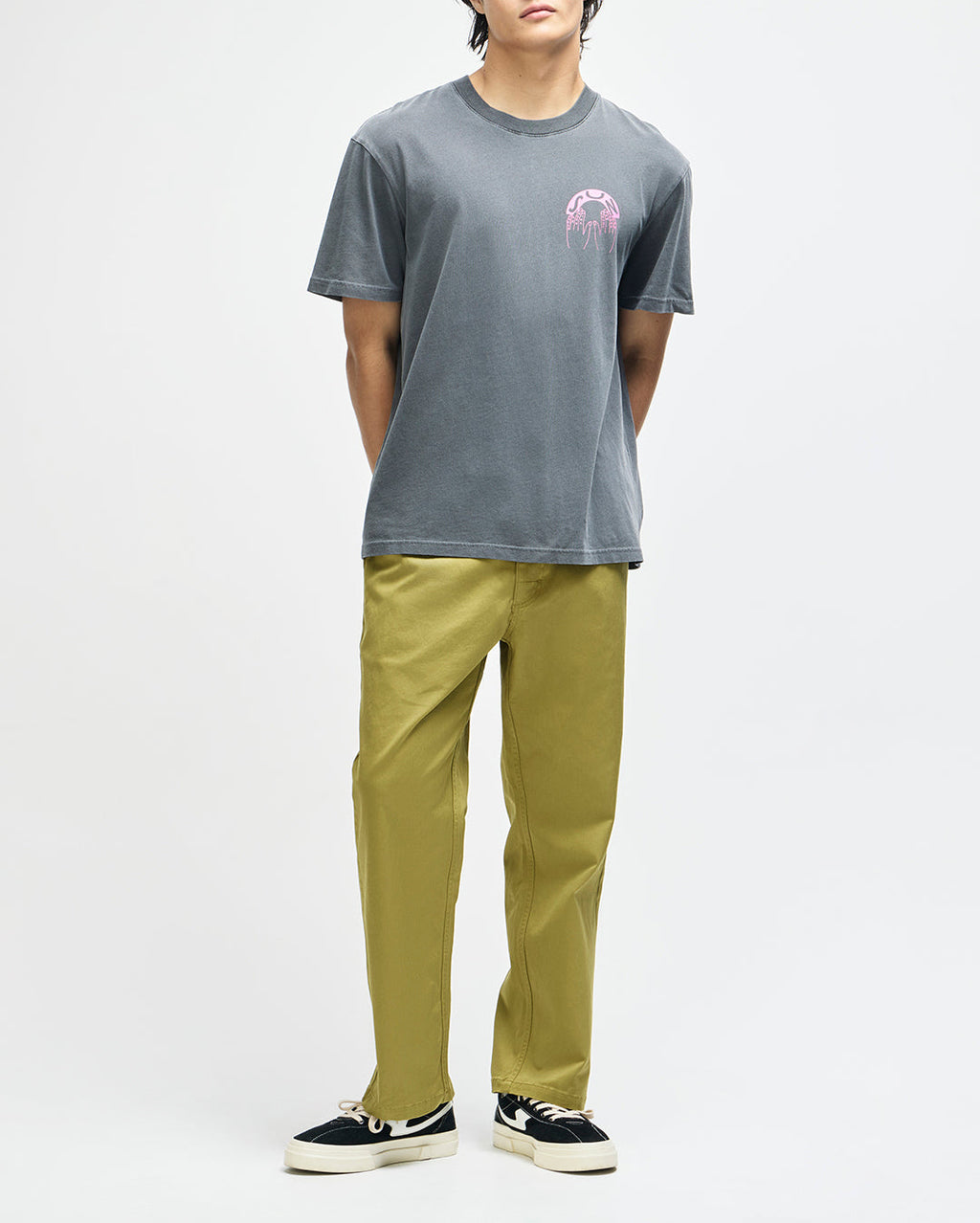 Catchin Rays Tee - Anthracite Grey - Deus Ex Machina